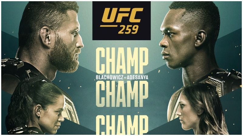 Плакат на UFC