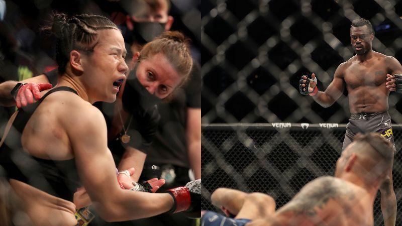 Zhang Weili UFC Weidman contre Hall