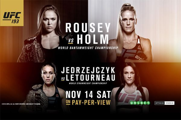 ufc rousey contra holm