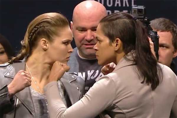 rousey nunes nyc faceoff