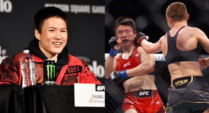 Zhang Weili UFC Namajunas contre Zhang
