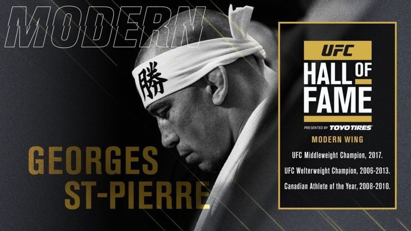 Georges St. Pierre UFC Hall of Fame